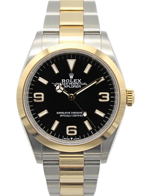 rolex explorer 36mm gold